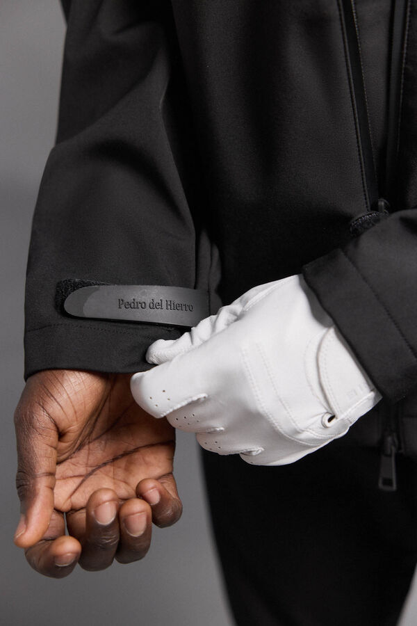 Pedro del Hierro Chamarra lisa de golf Negro