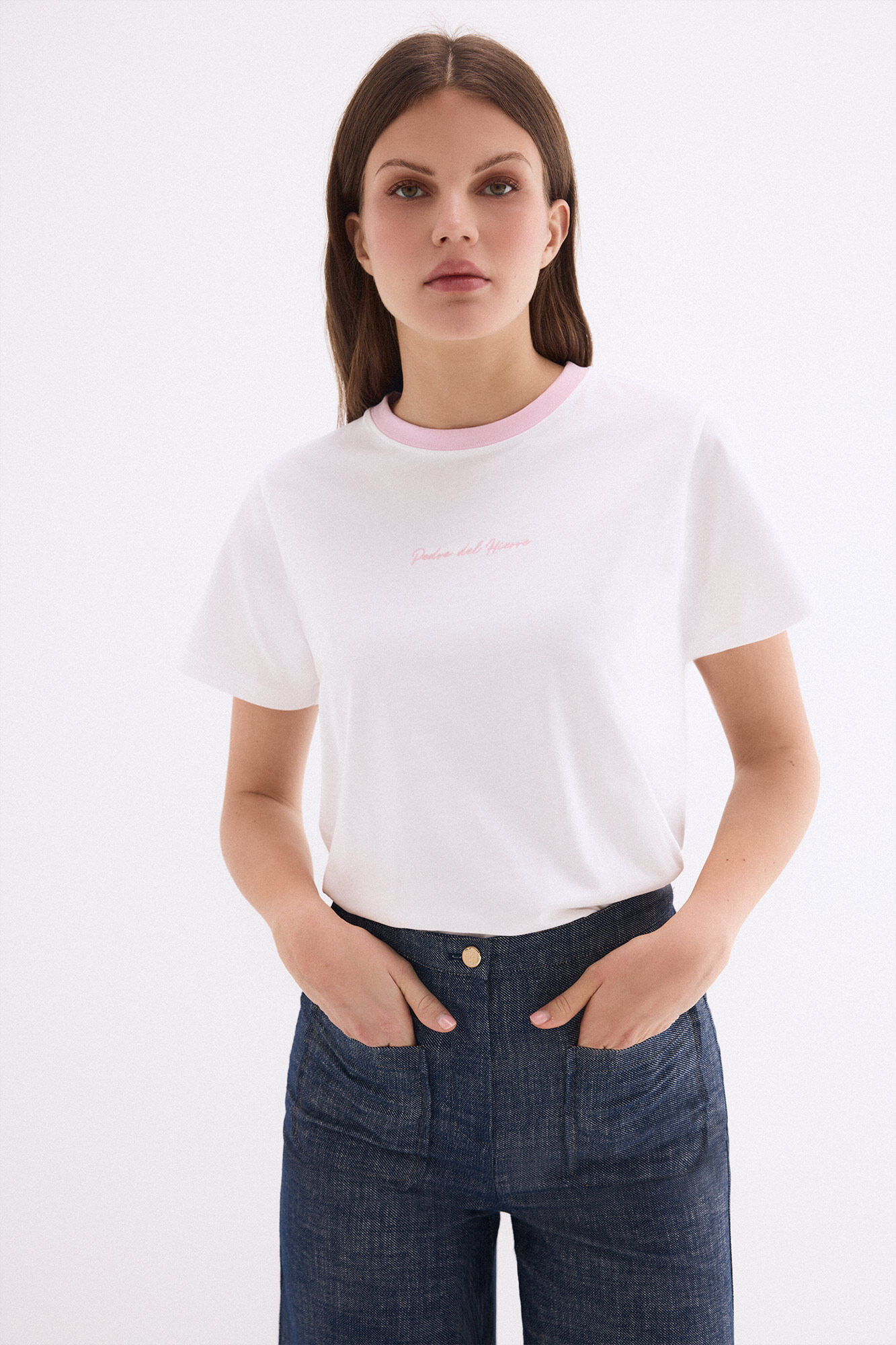 Pedro del Hierro Playera con contraste Pedro del Hierro