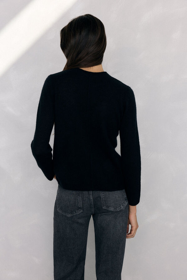 Pedro del Hierro Su&eacute;ter de cashmere Negro