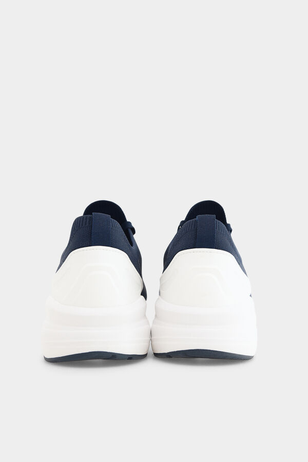 Pedro del Hierro Zapatilla textil cordones Azul