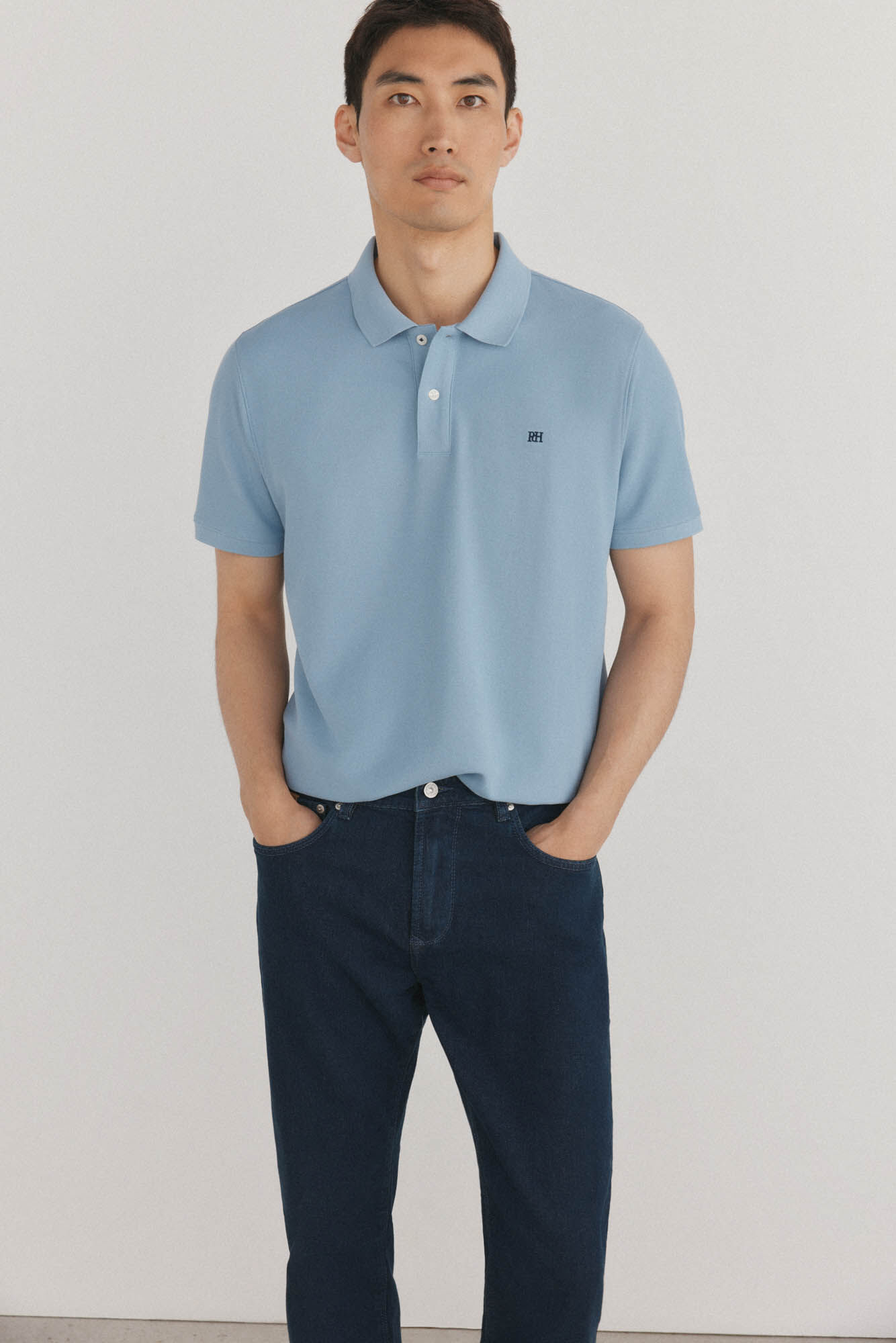 Pedro del Hierro Polo b&aacute;sico piqu&eacute;
