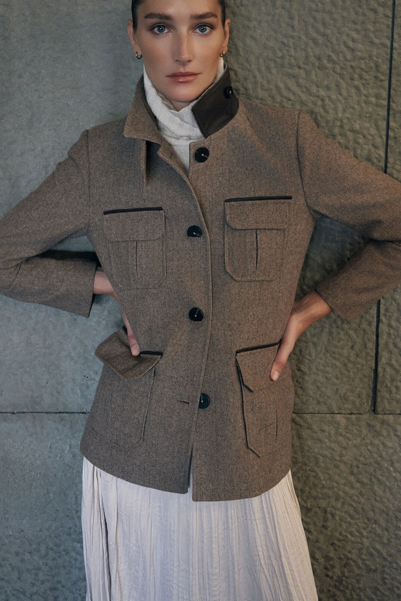 Pedro del Hierro Chaqueta sahariana espiga