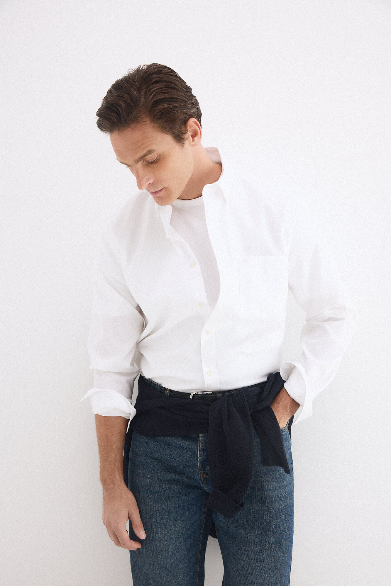 Pedro del Hierro Camisa non iron oxford liso