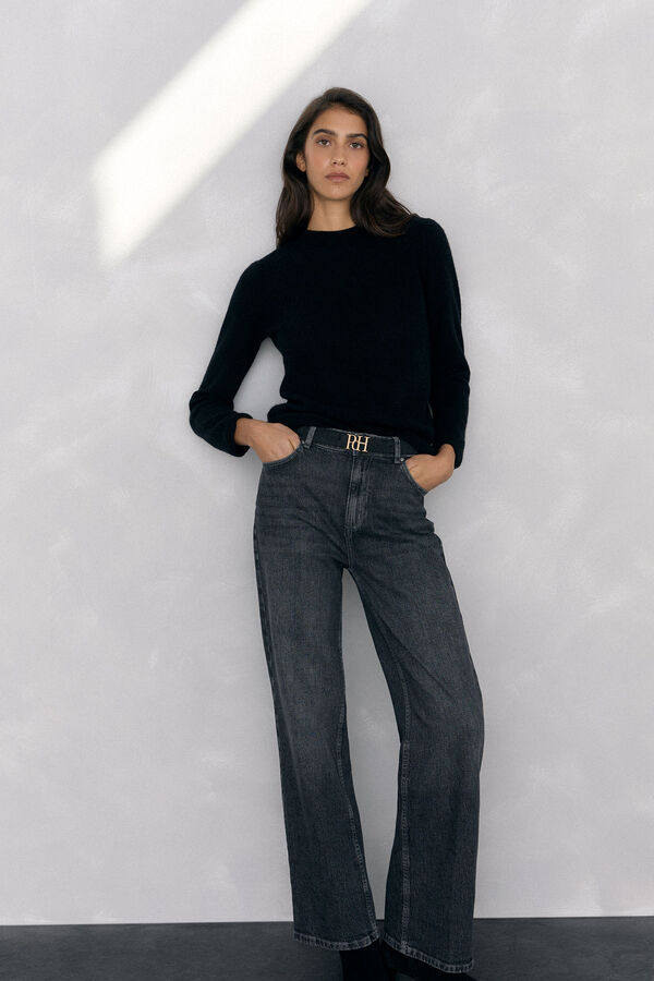 Pedro del Hierro Su&eacute;ter de cashmere Negro