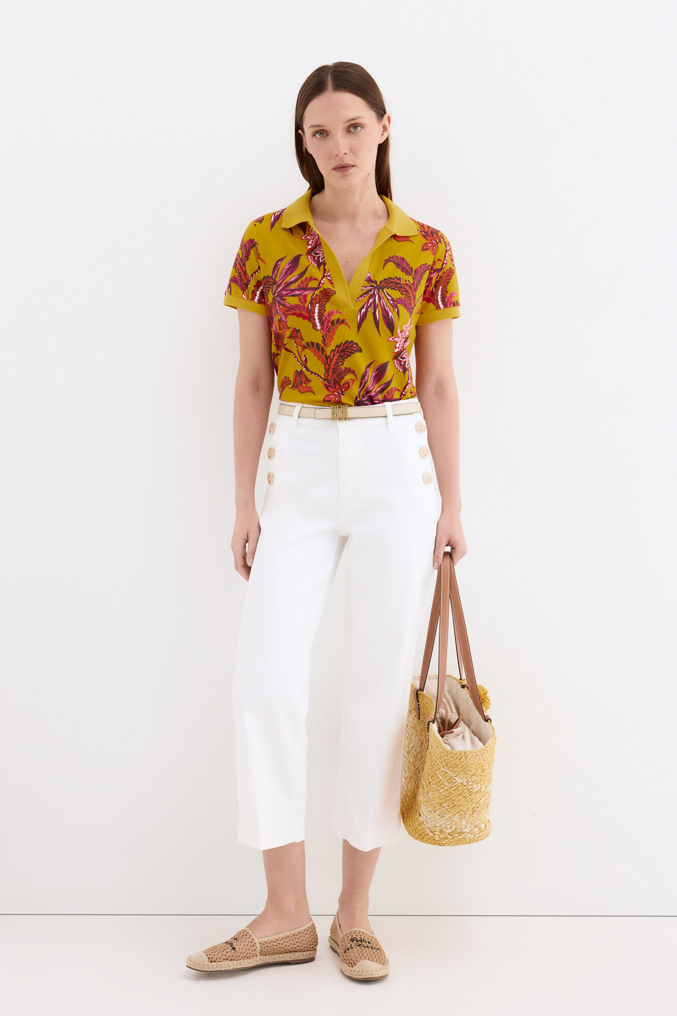 Pedro del Hierro Jeans capri wide leg