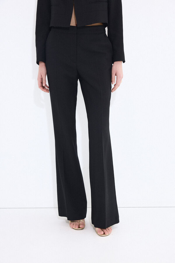 Pedro del Hierro Pantal&oacute;n flare negro Negro