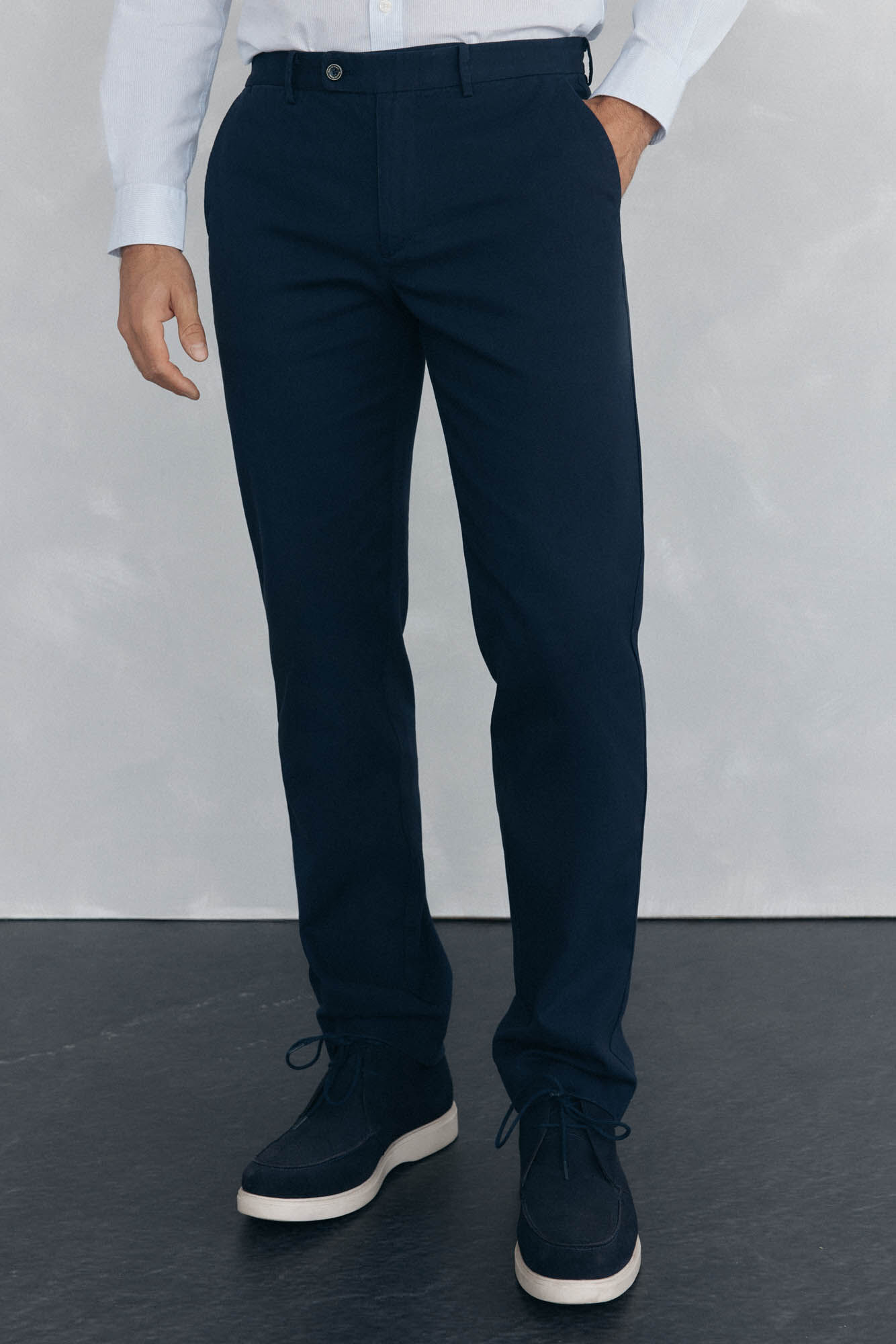Pedro del Hierro Chino textura regular fit