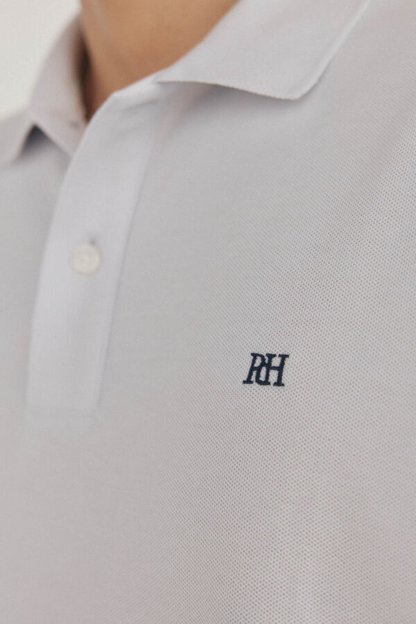 Pedro del Hierro Polo b&aacute;sico piqu&eacute; Gris