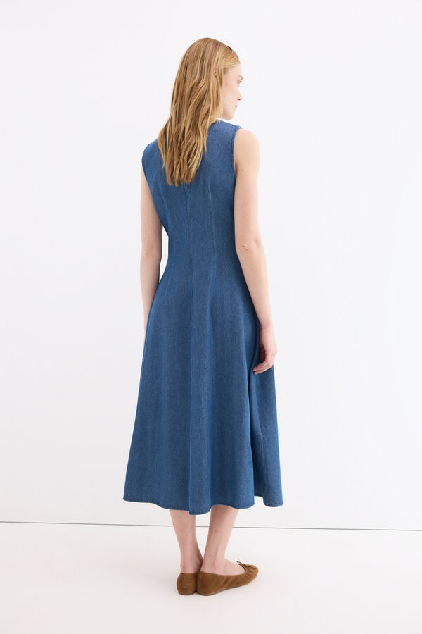Pedro del Hierro Vestido de mezclilla Azul