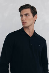 Pedro del Hierro Su&eacute;ter cuello polo Negro
