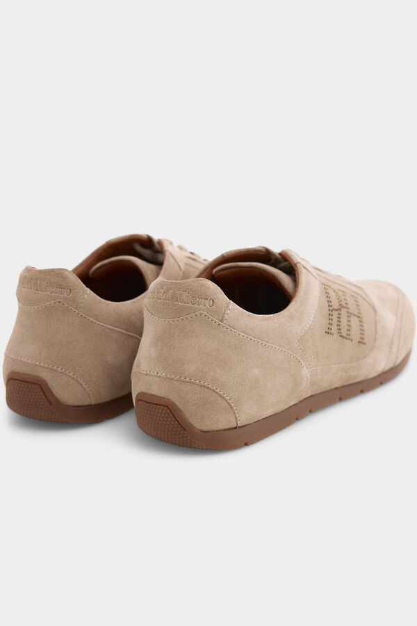 Pedro del Hierro Zapatilla piel Beige