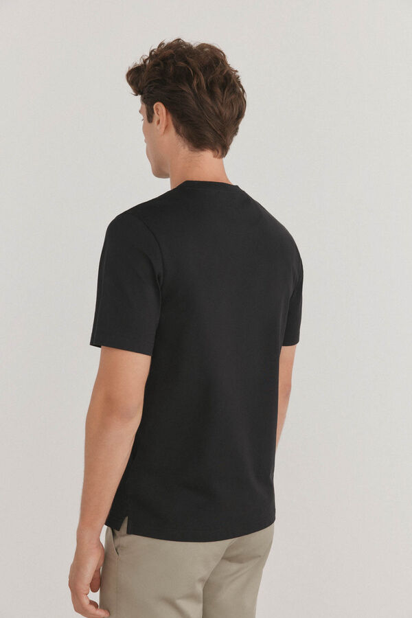 Pedro del Hierro Playera b&aacute;sica Negro