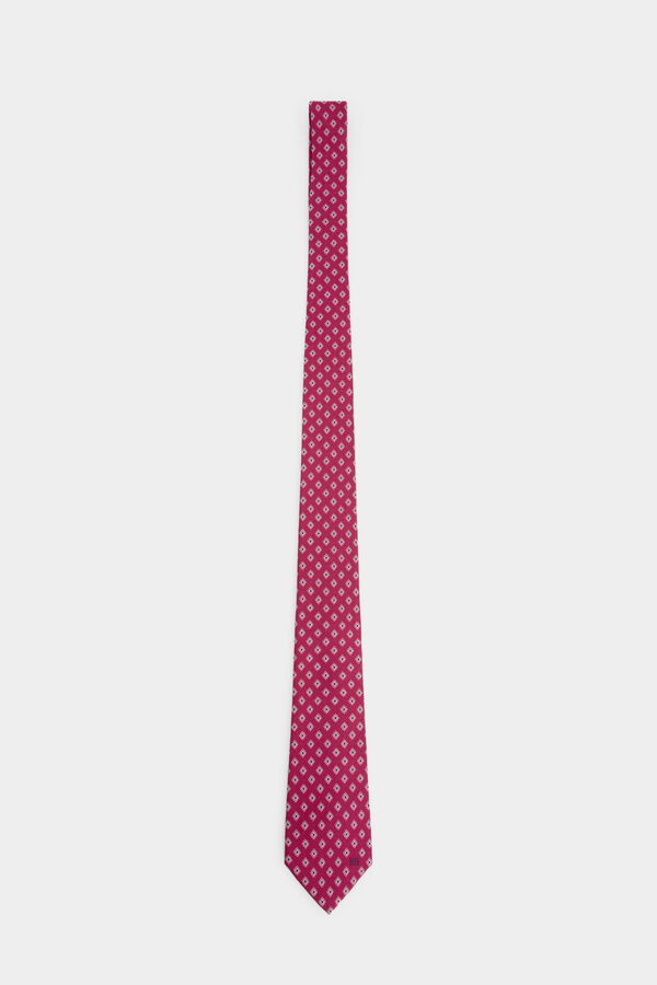 Pedro del Hierro Corbata seda natural Rosa