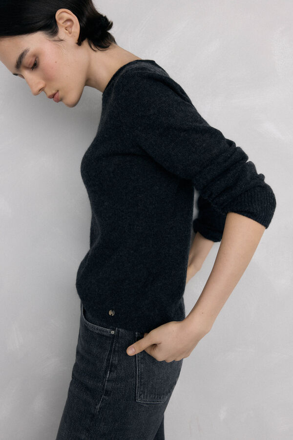 Pedro del Hierro Jersey cashmere Gris