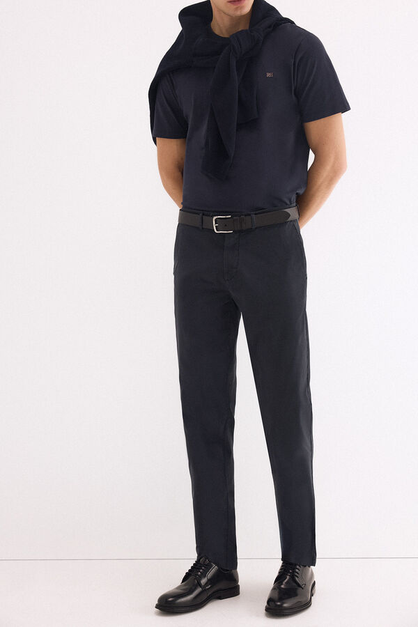 Pedro del Hierro Pantal&oacute;n chino regular fit Azul