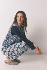 Women'secret Pantal&oacute;n largo estampado boho estampado