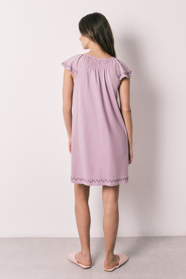 Women'secret Camis&oacute;n corto de 100% algod&oacute;n rosa rosa