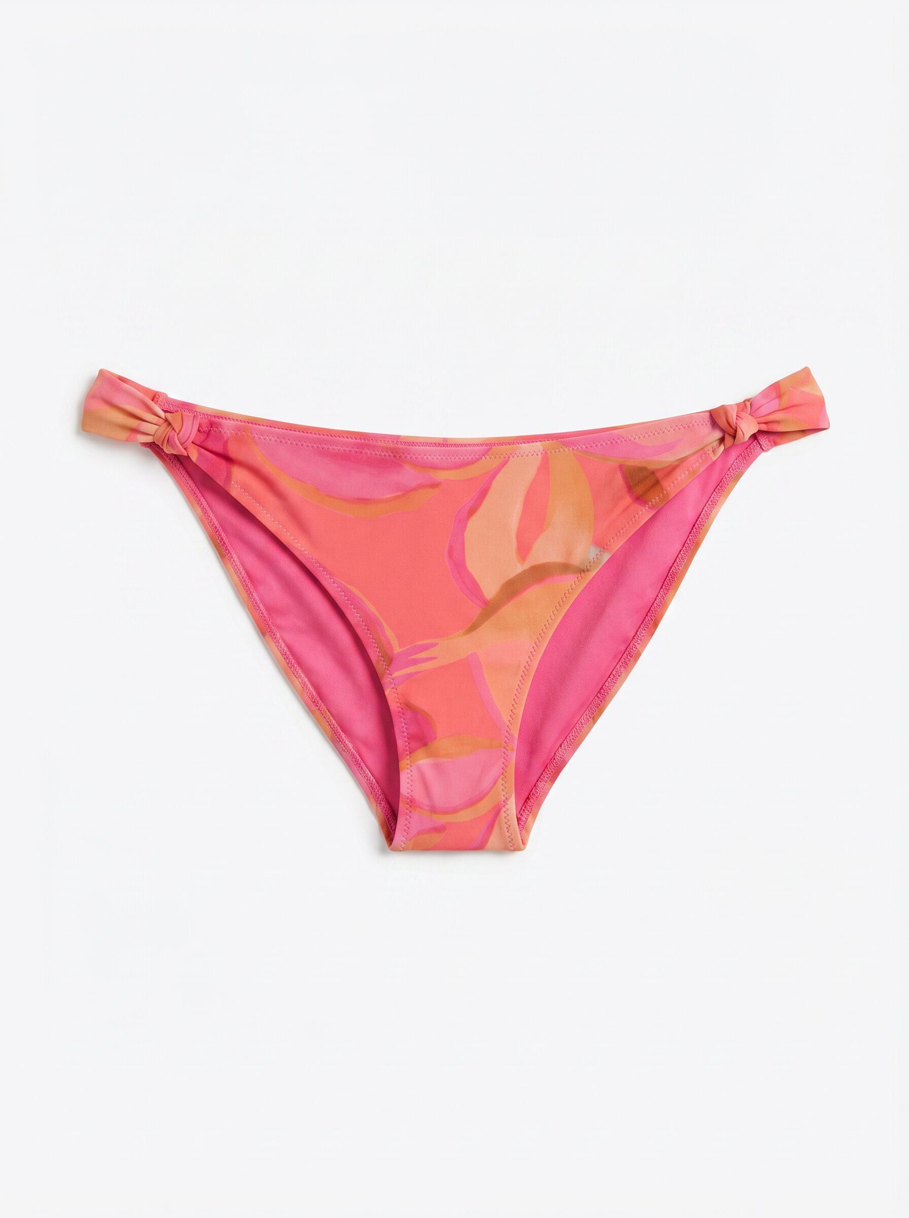 Women'secret Panty de bikini cl&aacute;sica efecto U de malla floral