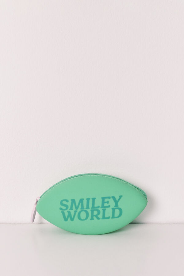 Women'secret Monedero de silicona verde SmileyWorld&reg; verde