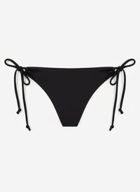 Women'secret Panty de bikini cl&aacute;sica lazo lateral negra