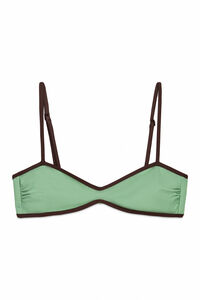 Women'secret Top bikini horizontal verde
