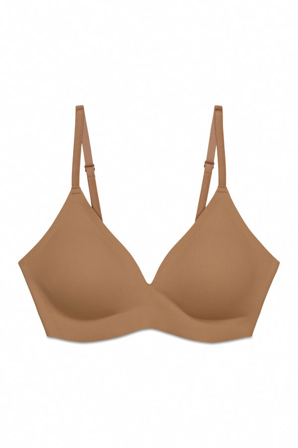 Women'secret NAKED Brasier triangular top toffee  caf&eacute;