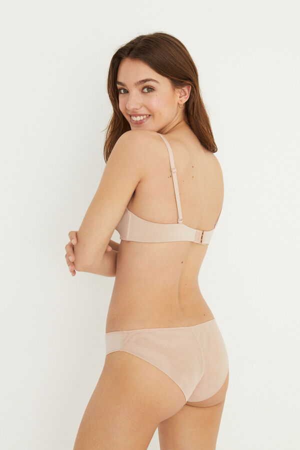 Women'secret LOVELY Sujetador triangular microfibra nude