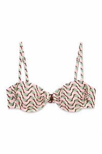 Women'secret Top de bikini balconette estampado geom&eacute;trico