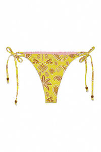 Women'secret Panty de bikini tanga estampado multicolor