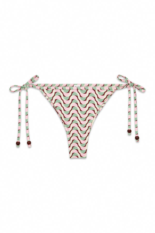 Women'secret Panty de bikini brasile&ntilde;o estampado geom&eacute;trico estampado