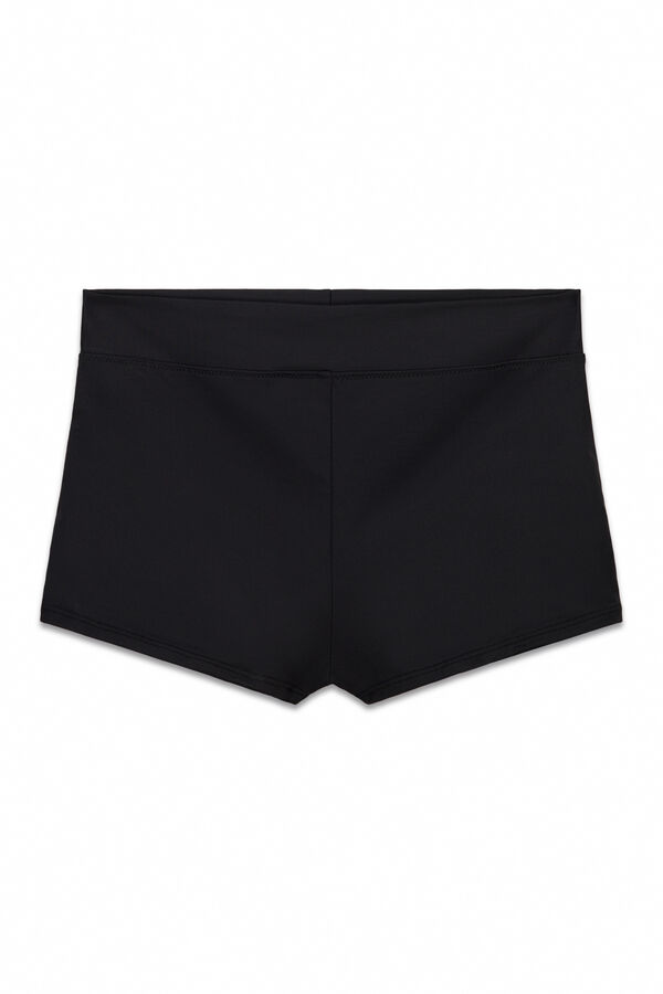 Women'secret Panty de bikini boxer negro negro