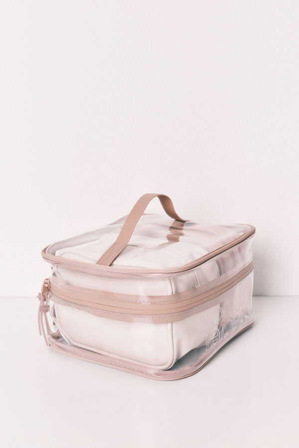 Women'secret Pack 3 neceseres de goma y cierre marfil