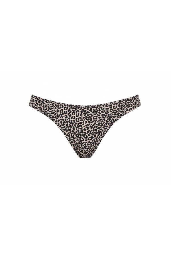 Women'secret Panty bikini cl&aacute;sica animal print leopardo blanco