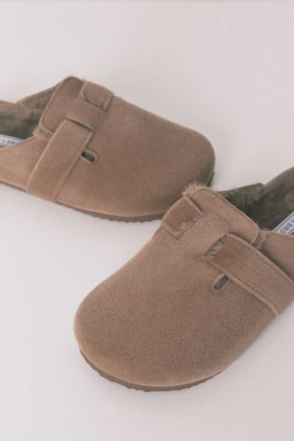 Women'secret Pantuflas bio caf&eacute; nude