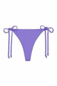 Women'secret Panty de bikini tanga con tiras lila