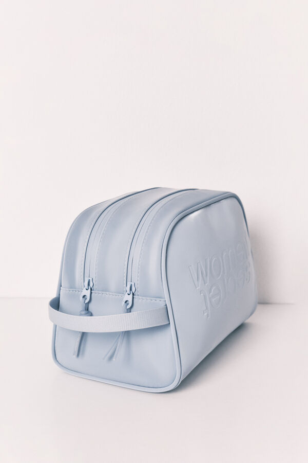 Women'secret Neceser mediano doble cierre azul azul