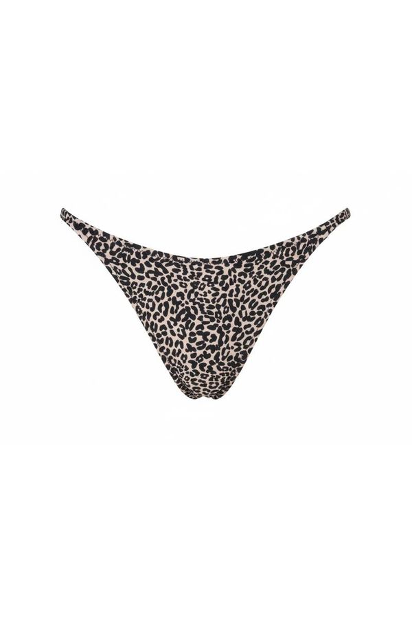 Women'secret Panty de bikini tanga animal print leopardo blanco