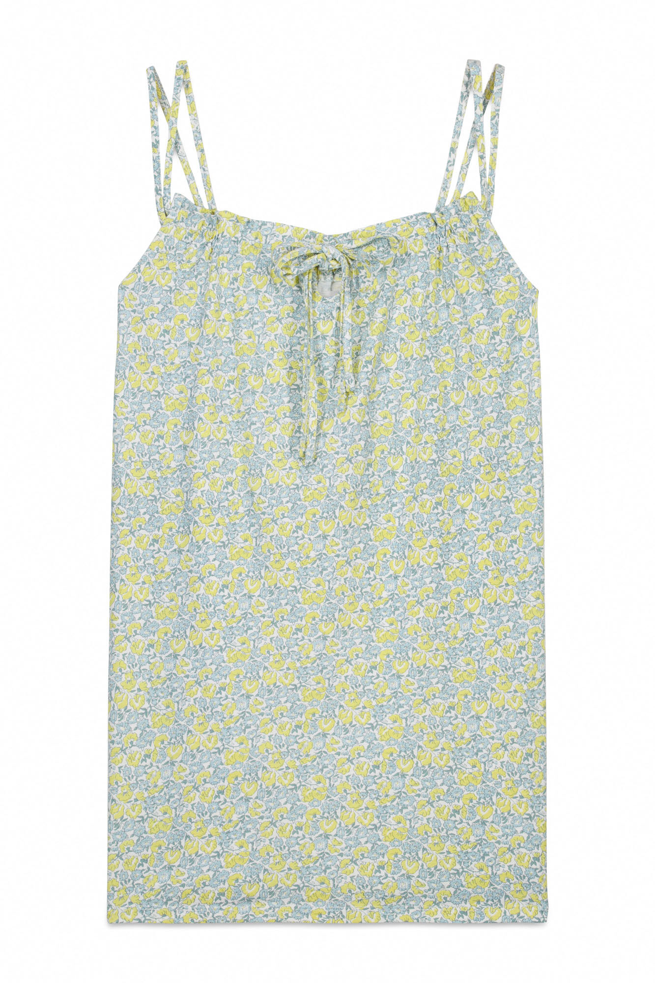 Women'secret Camis&oacute;n corto de algod&oacute;n con florecitas amarillo