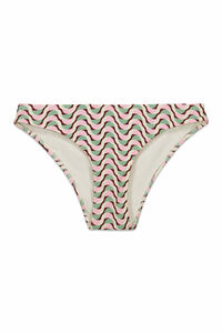 Women'secret Panty de bikini cl&aacute;sica con estampado geom&eacute;trico