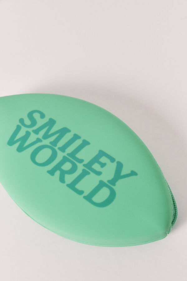 Women'secret Monedero de silicona verde SmileyWorld&reg; verde
