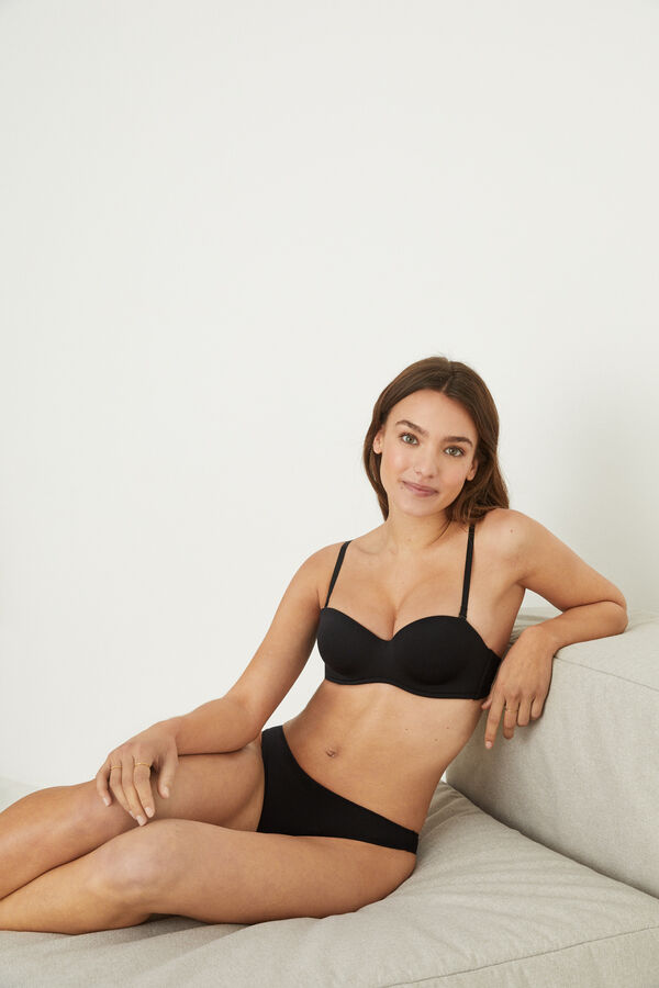 Women'secret ELEGANT Brasier sin tirantes microfibra negro