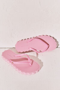 Women'secret Chanclas de dedo efecto ondas rosa