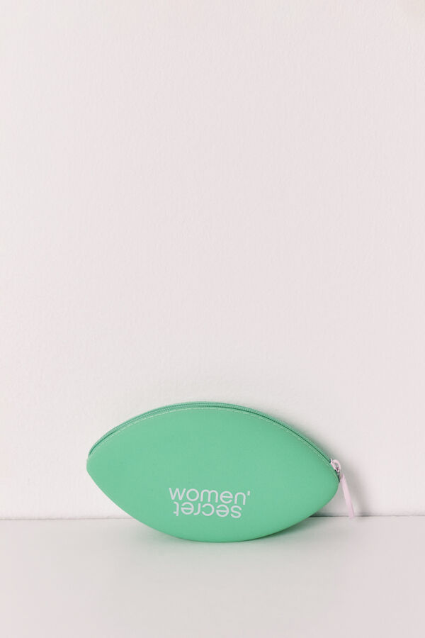 Women'secret Monedero de silicona verde SmileyWorld&reg; verde