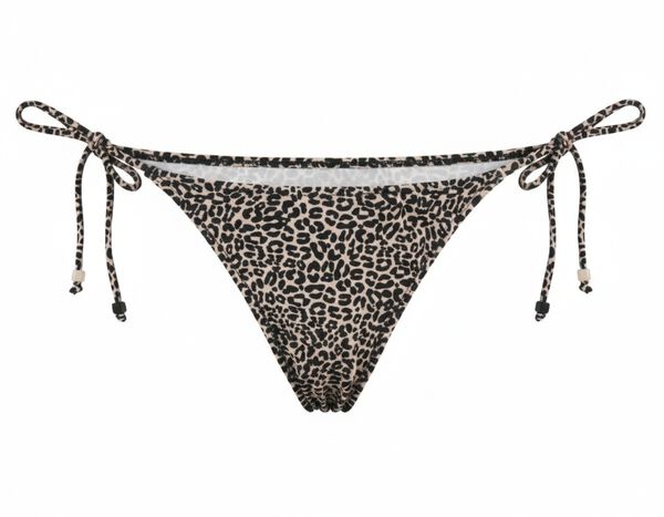 Women'secret Panty de bikini brasile&ntilde;a animal print leopardo blanco