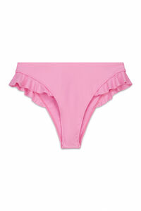 Women'secret Panty de bikini brasile&ntilde;a con volantes rosa