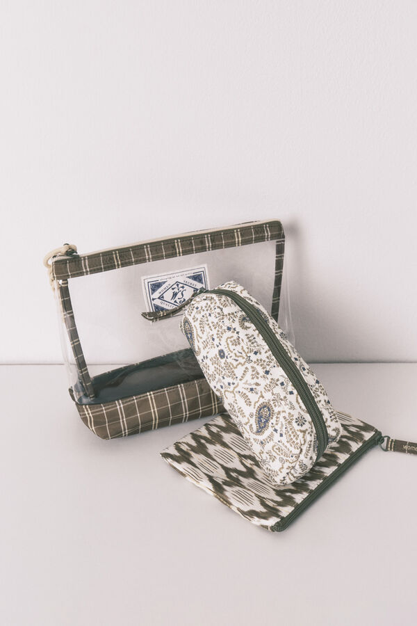 Women'secret Pack 3 neceseres estampado verde kaki