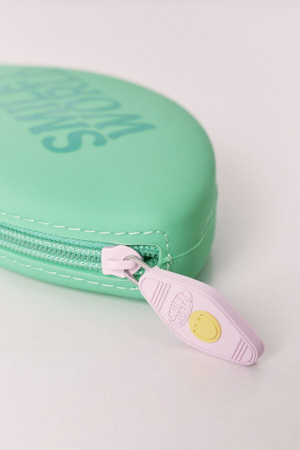 Women'secret Monedero de silicona verde SmileyWorld&reg; verde