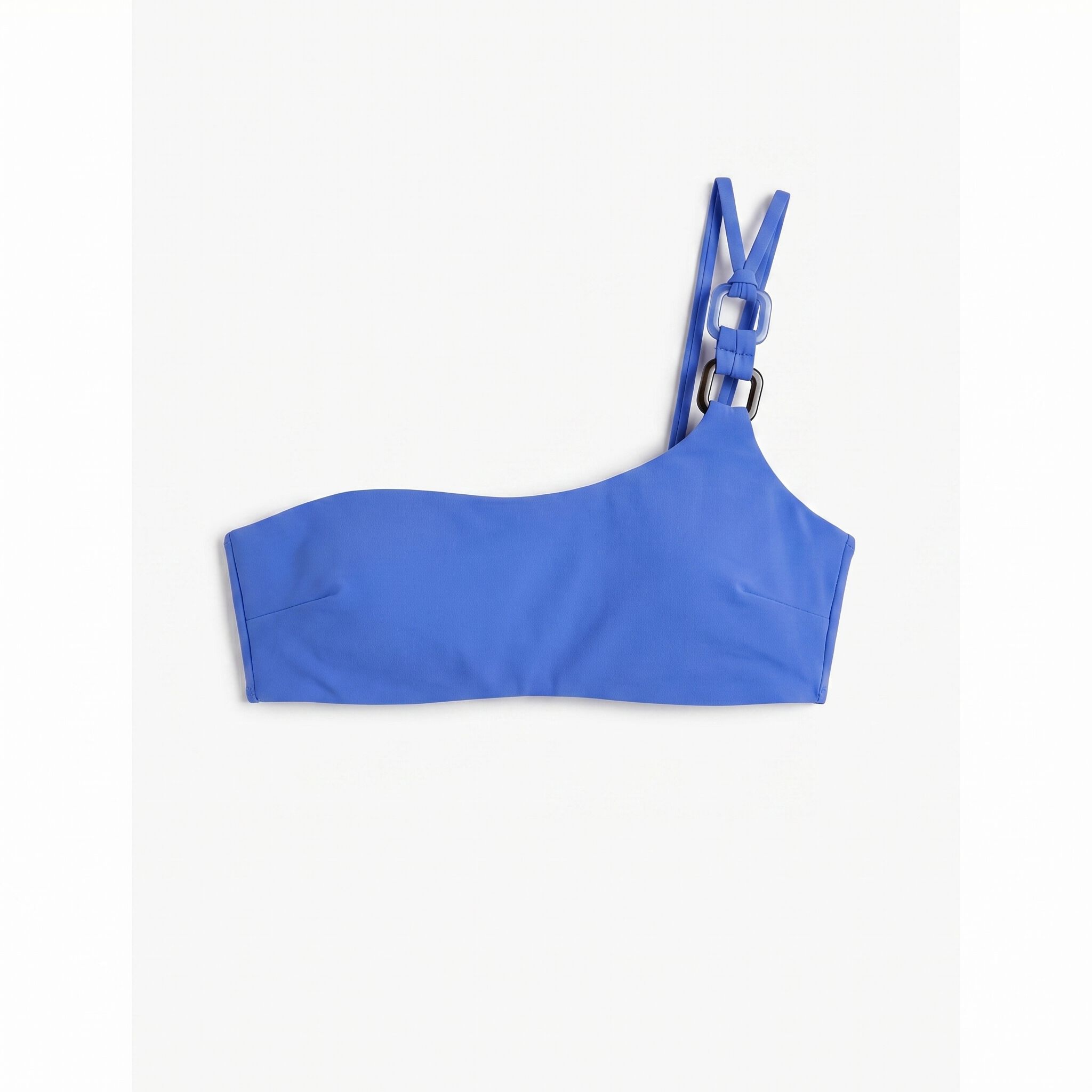 Women'secret Top bikini asim&eacute;trico azul