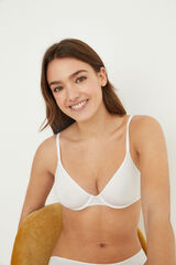 Women'secret PRETTY Brasier varilla microfibra blanco