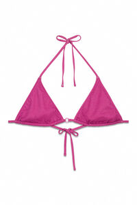 Women'secret Top bikini triangular brillante rosa